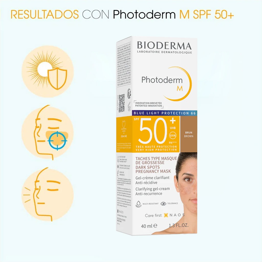 Bioderma Photoderm M SPF50+ Brown Tinted Sun Cream 40 mL
