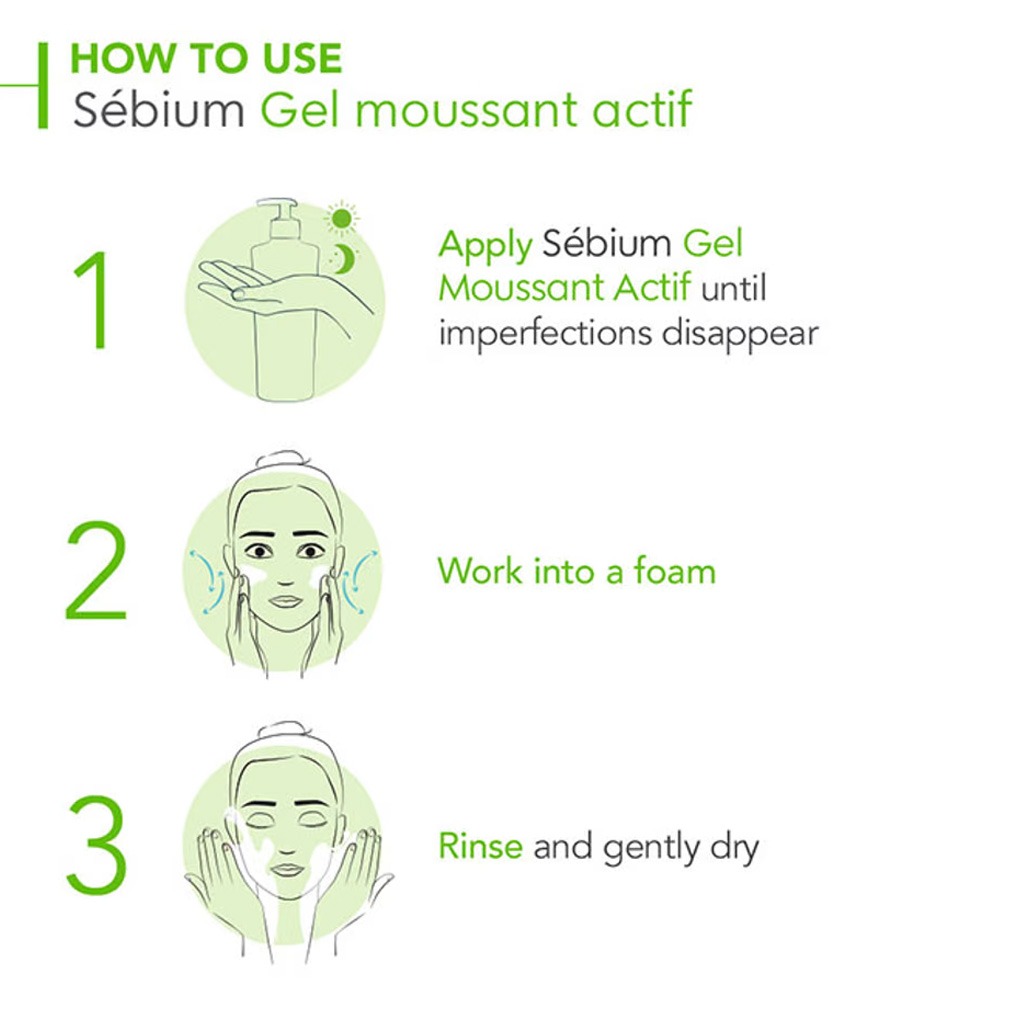 Bioderma Sebium Gel Moussant Actif Tube 200 mL