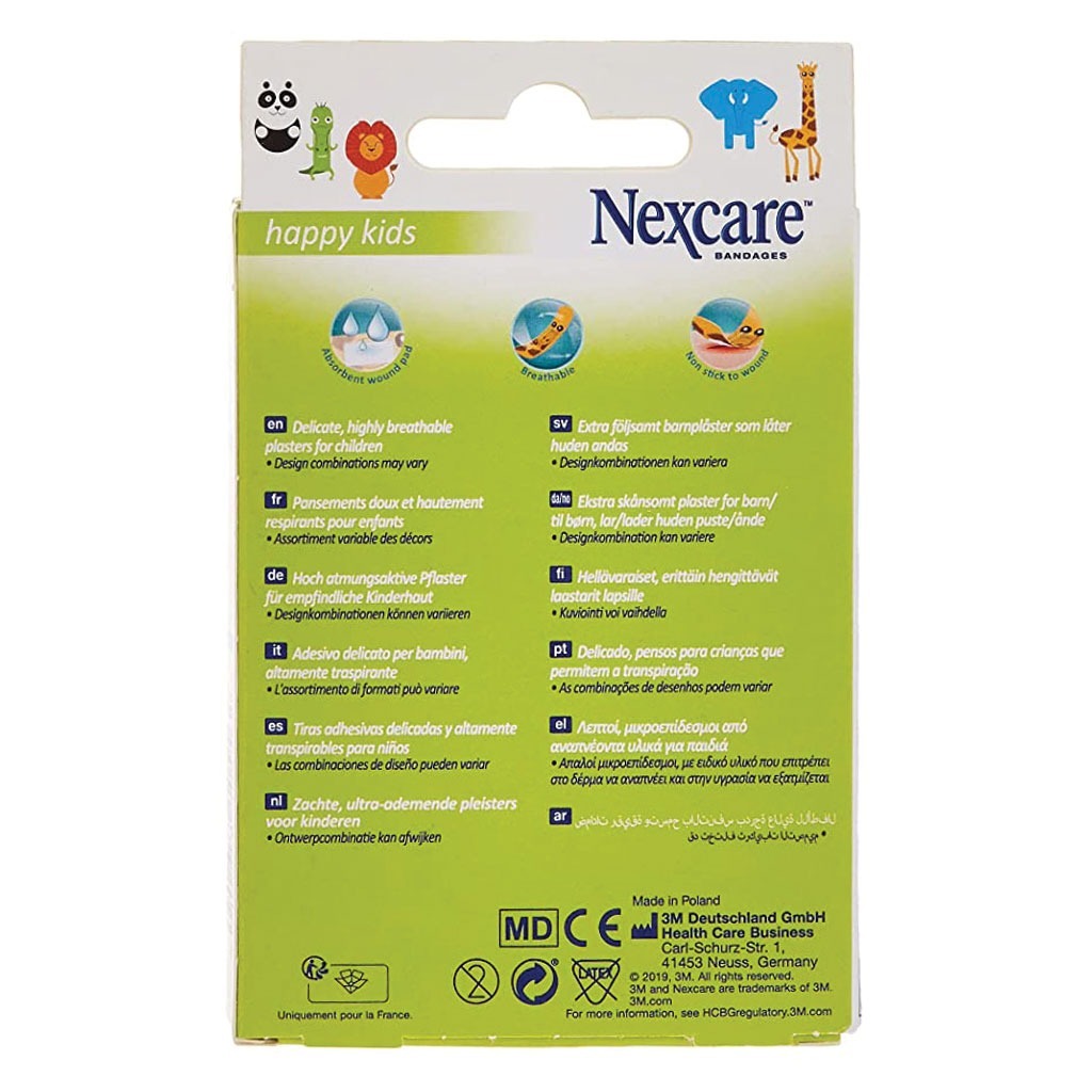 3M Nexcare Happy Kids Bandage Cool Assorted 20's