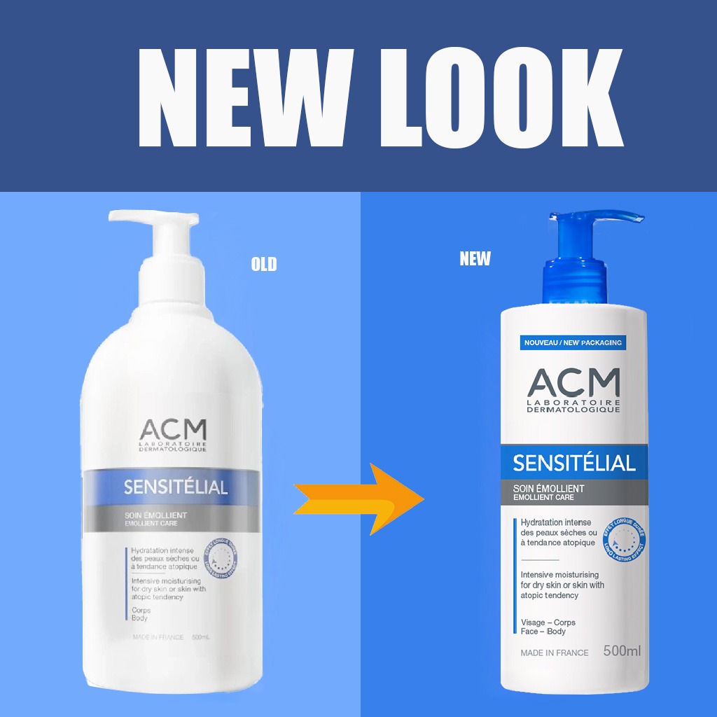 ACM Sensitelial Emollient Care Moisturiser For Dry & Atopy-Prone Skin 500ml