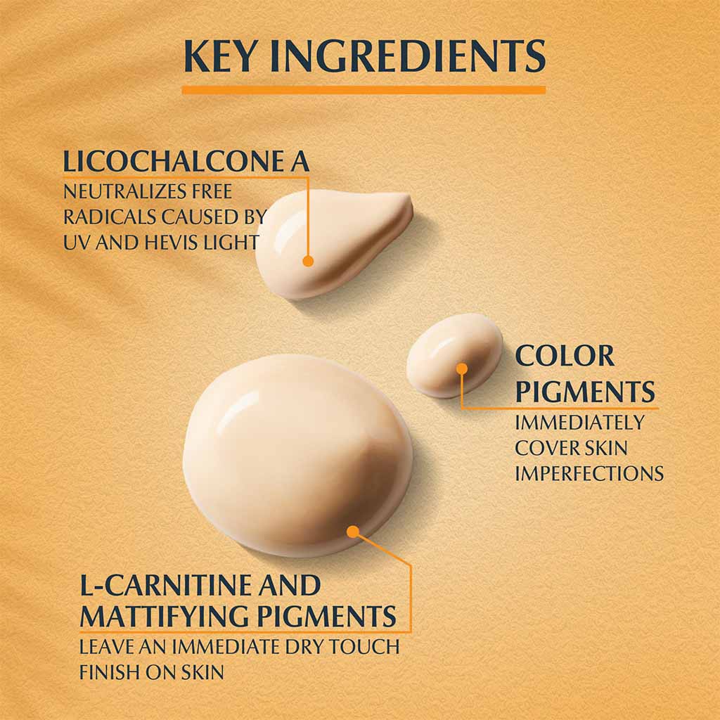 Eucerin Sun Oil Control SPF50+ Sunscreen Medium Tinted Gel-Cream With Dry Touch & Anti-Sine Effect 50ml