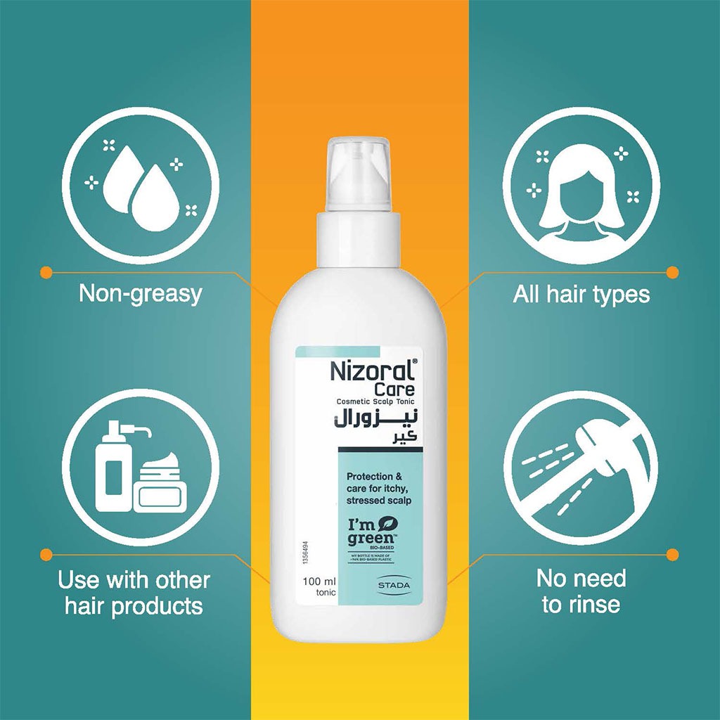 Nizoral Care Leave-In Scalp Tonic For Stressed And Itchy Scalp 100ml