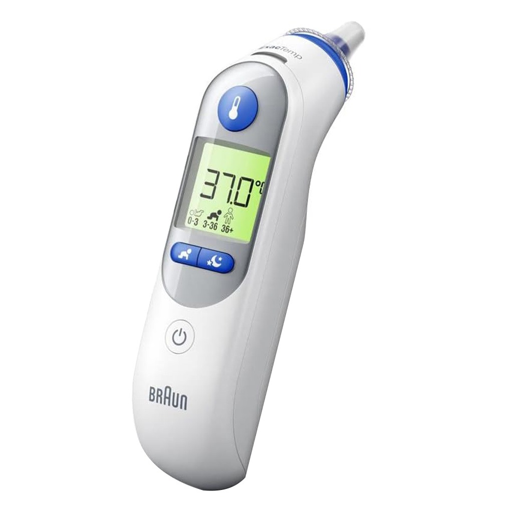 Braun Thermoscan 7+ Ear Thermometer with Age Precision and Night Mode IRT6525