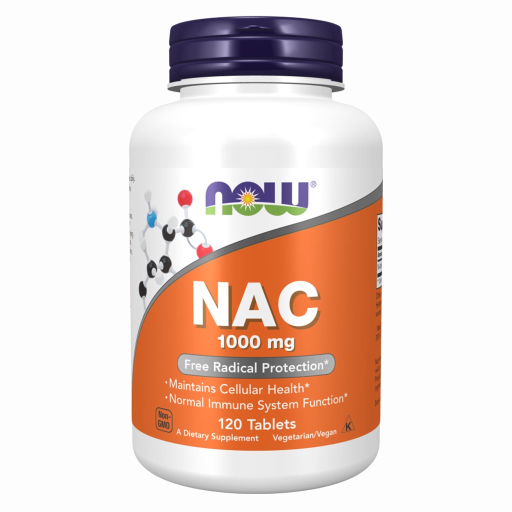 Now N-Acetyl Cysteine 1000mg Vegetarian Tablets, Pack of 120's