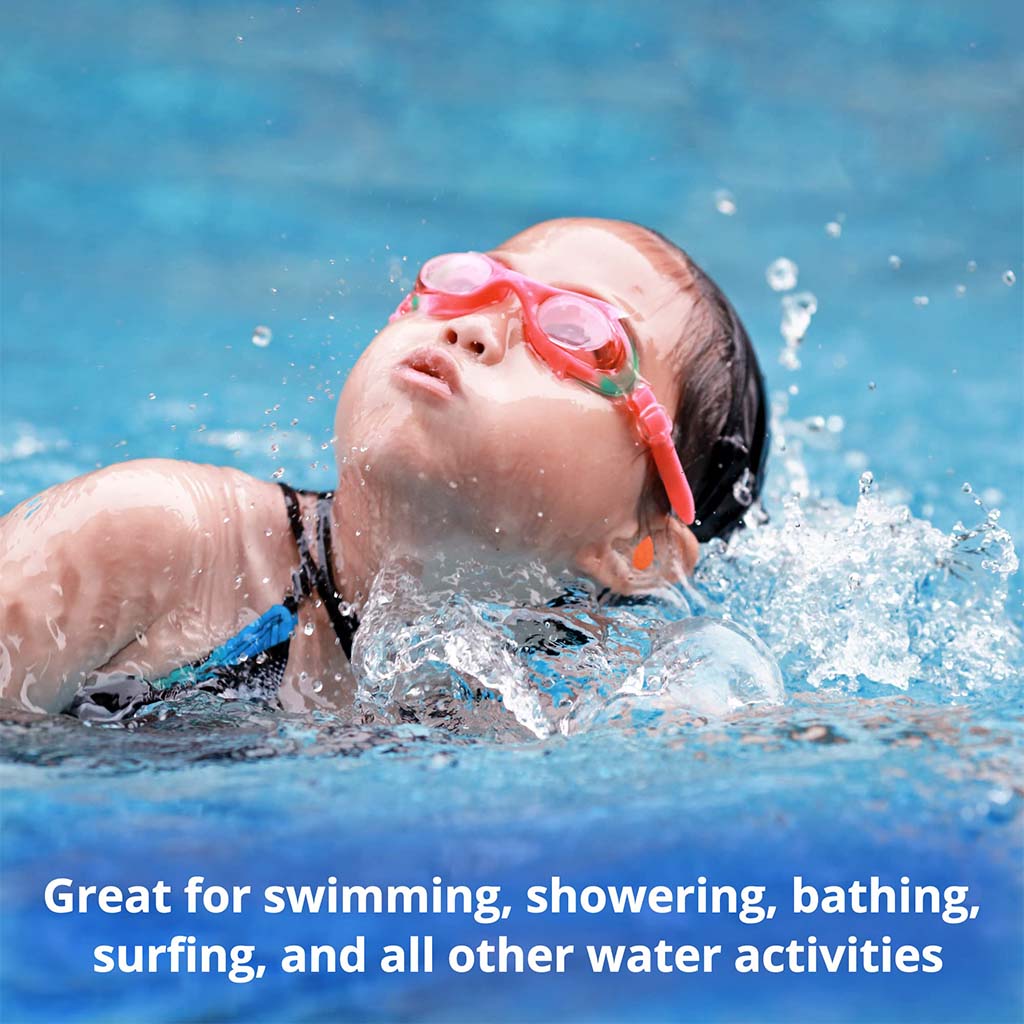 Ezycare Plus Swimmer's Ear Plugs For Kids With Case, Pack of 1 Pair
