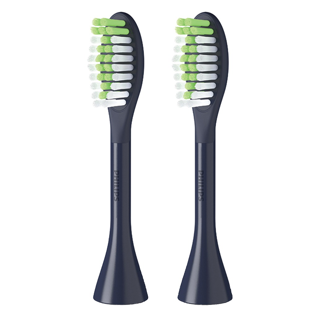 Philips Sonicare One Replacement Brush Head Midnight Blue BH1022/04, 2's