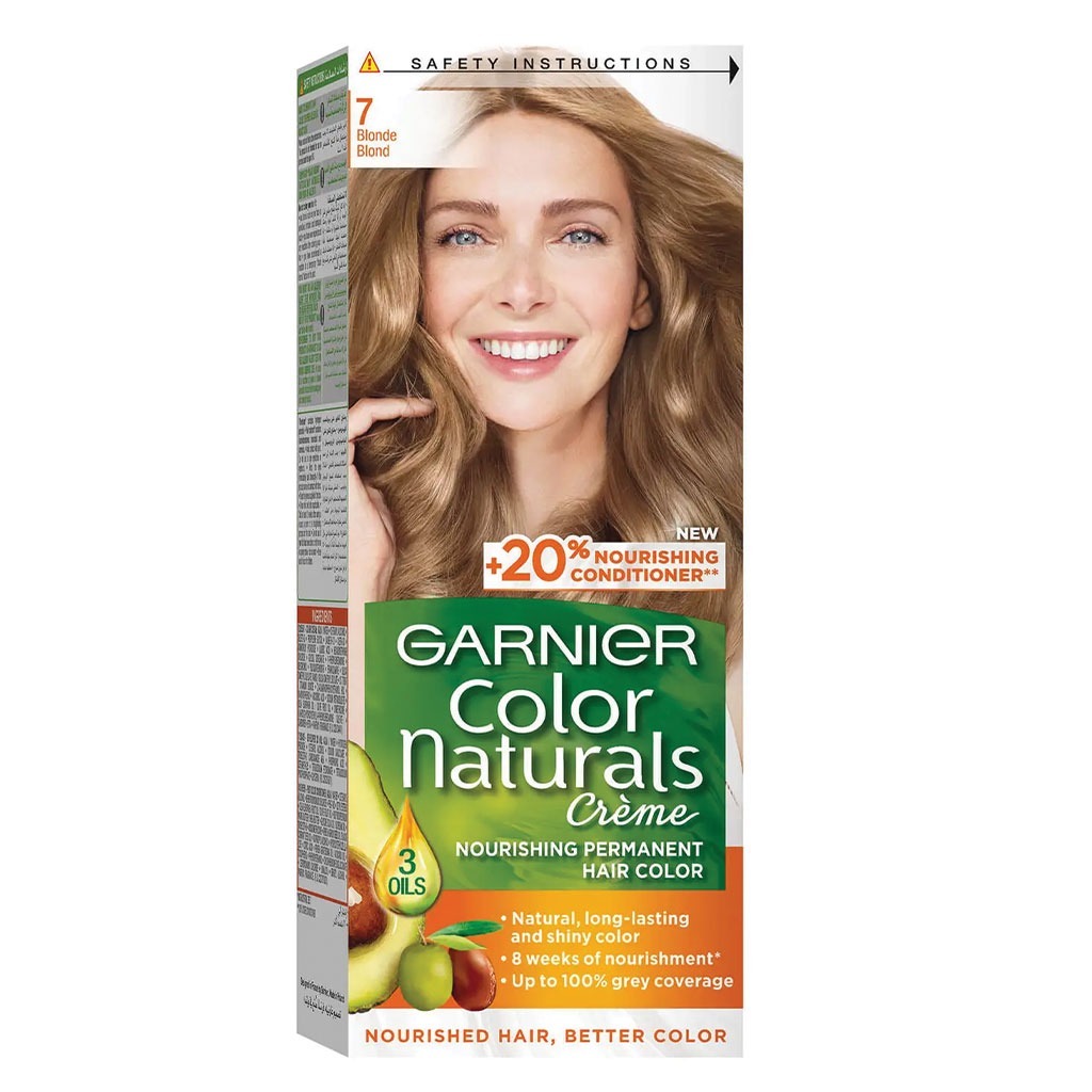 Garnier Color Naturals Cream Hair Color 7 Blonde Kit