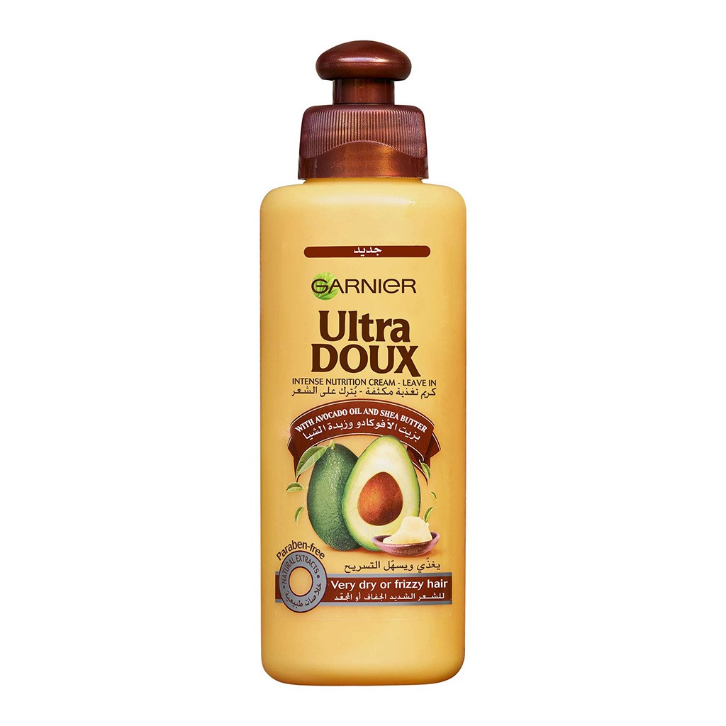Garnier Ultra Doux Avocado Oil & Shea Butter Intense Nourishment Leave-In Cream 200 mL