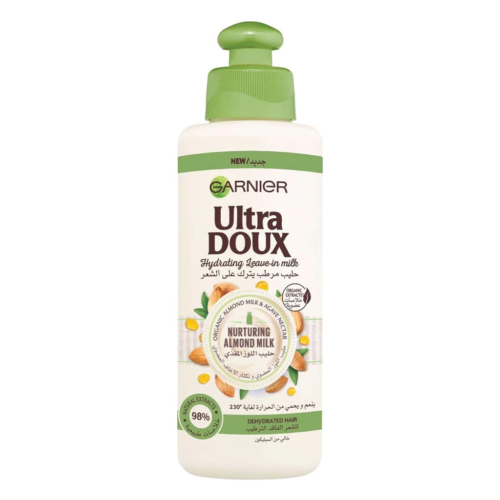 Garnier Ultra Doux Nurturing Almond Milk Hydrating Leave-In Milk 200 mL