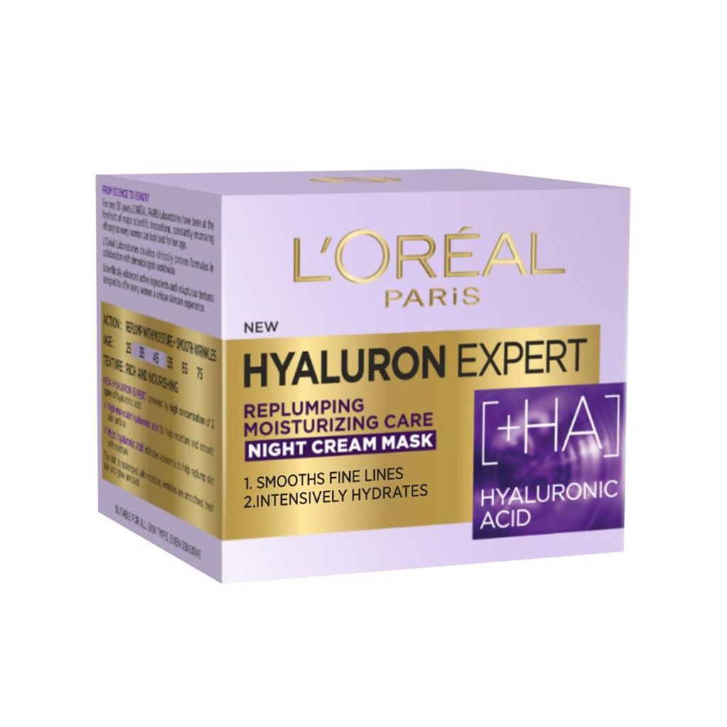 Loreal Paris Hyaluron Expert Night Cream Mask 50 mL