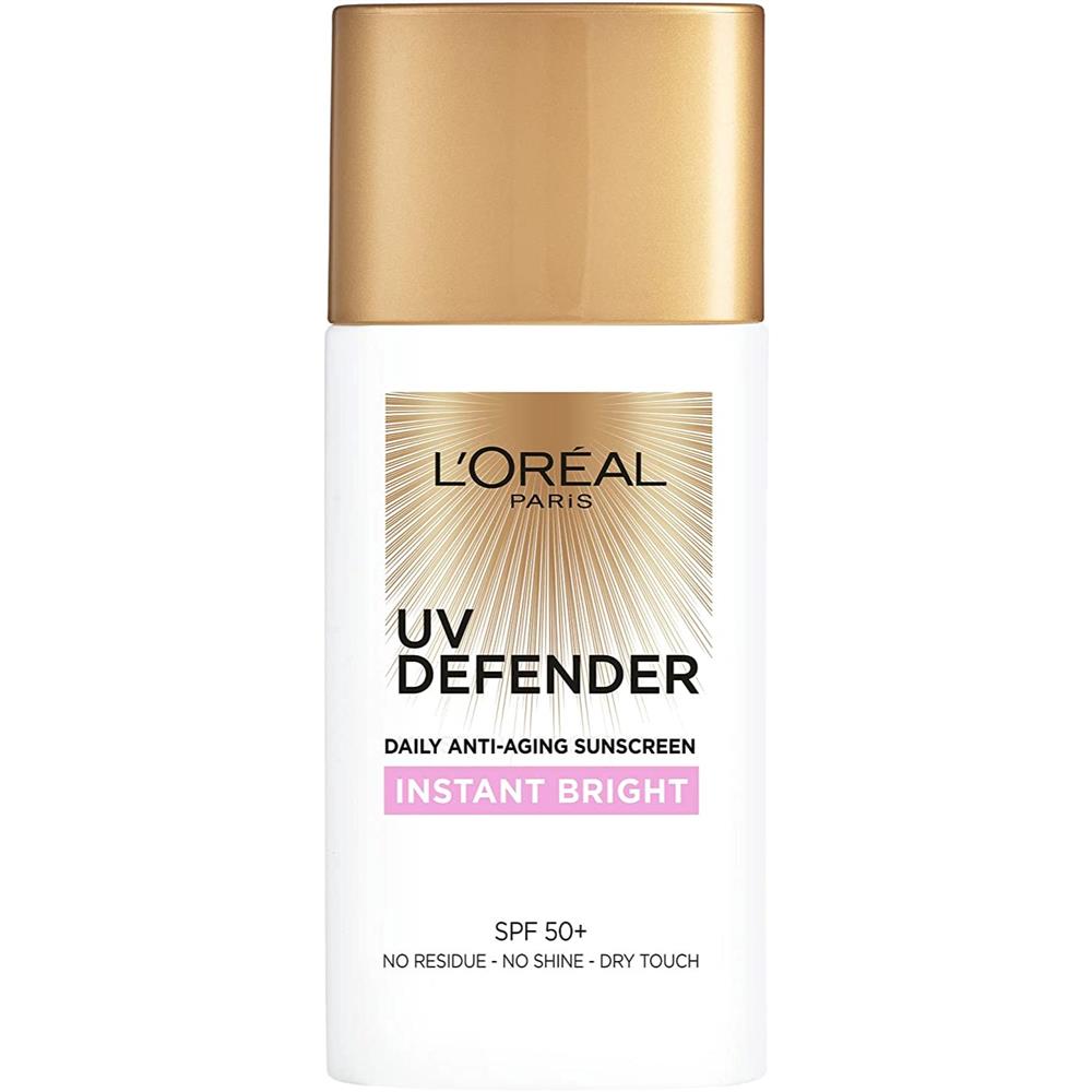 Loreal Paris UV Defender SPF50+ Instant Bright Daily Anti-Aging Sunscreen 50 mL