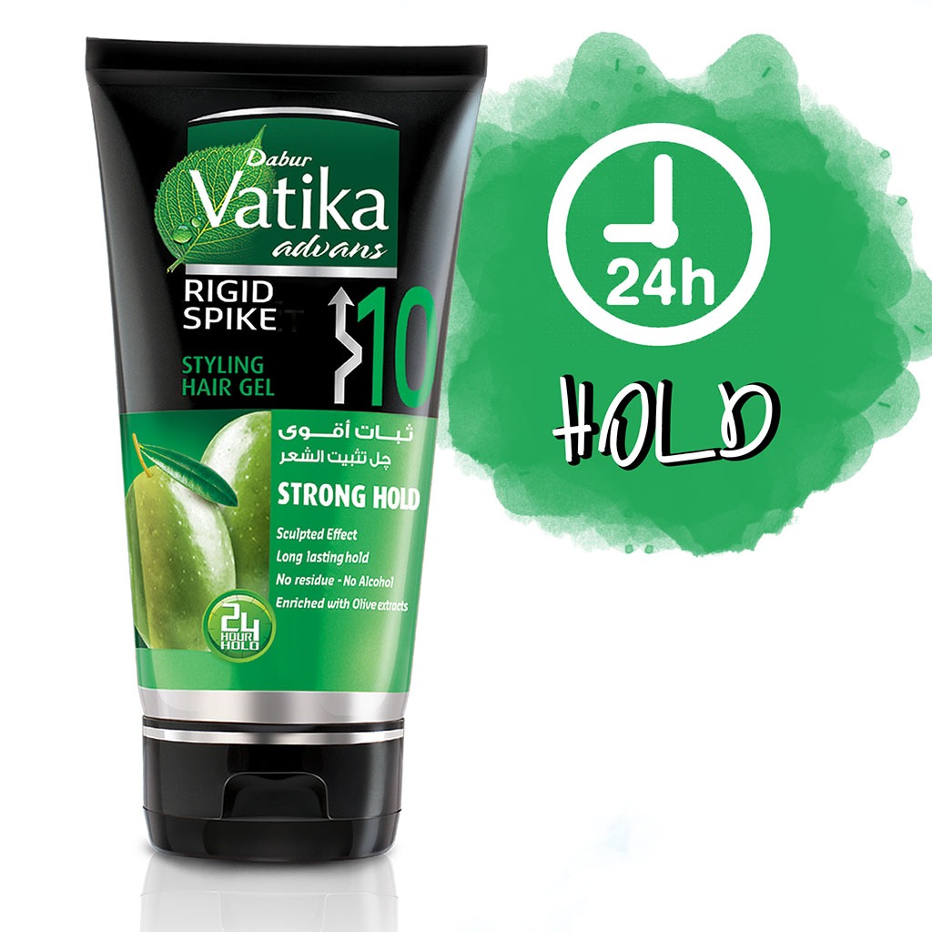 Dabur Vatika Advans Rigid Spike 10 Strong Hold Hair Styling Gel 150ml