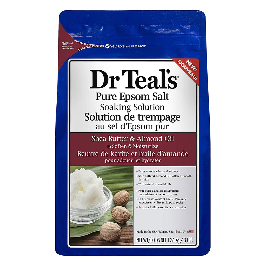 Dr Teal's Pure Epsom Salt Soaking Solution Shea Butter And Almond Oil 1036 g
