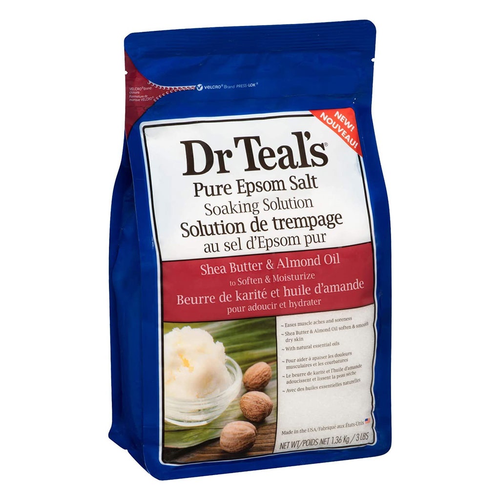 Dr Teal's Pure Epsom Salt Soaking Solution Shea Butter And Almond Oil 1036 g