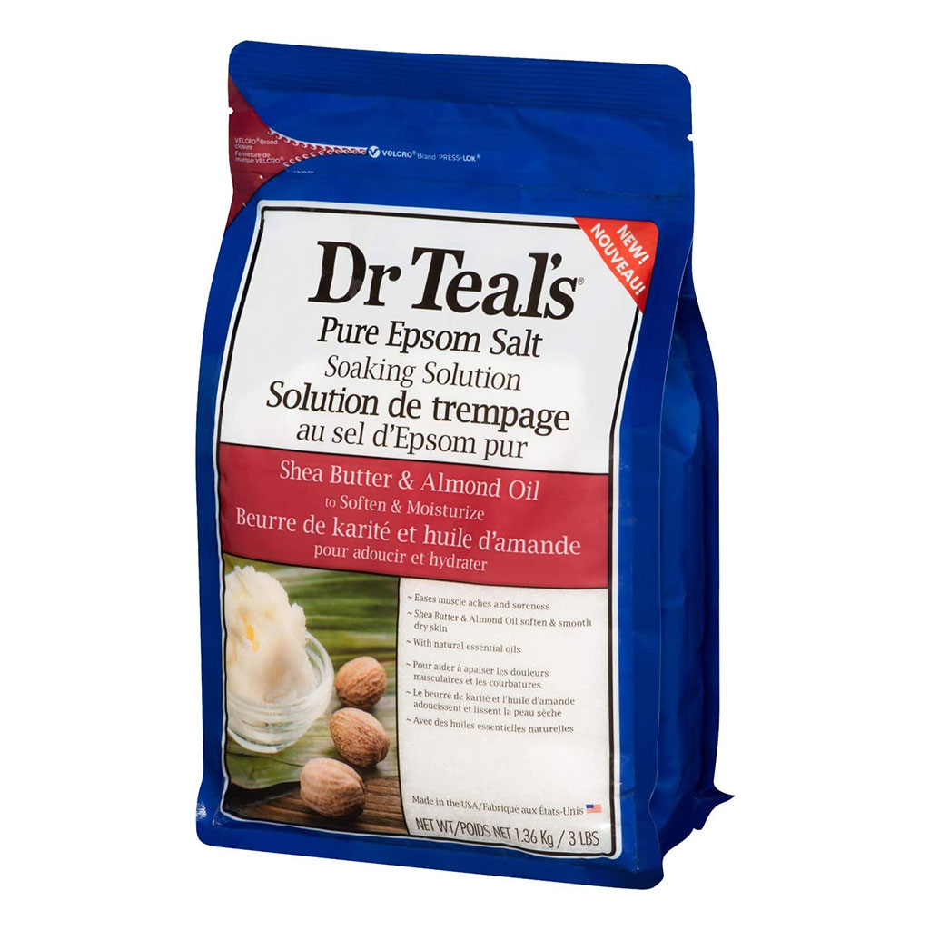 Dr Teal's Pure Epsom Salt Soaking Solution Shea Butter And Almond Oil 1036 g