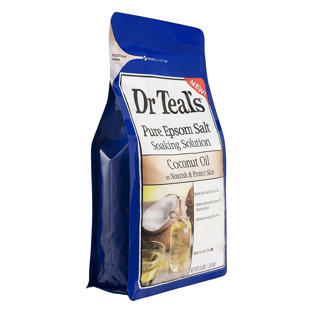 Dr Teal's Pure Epsom Salt Soaking Solution Coconut Oil 1036 g