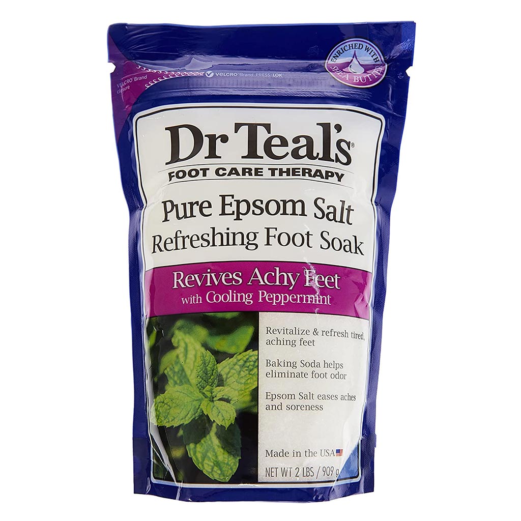 Dr Teal's Pure Epsom Salt Refreshing Foot Soak With Cooling Peppermint 909 g