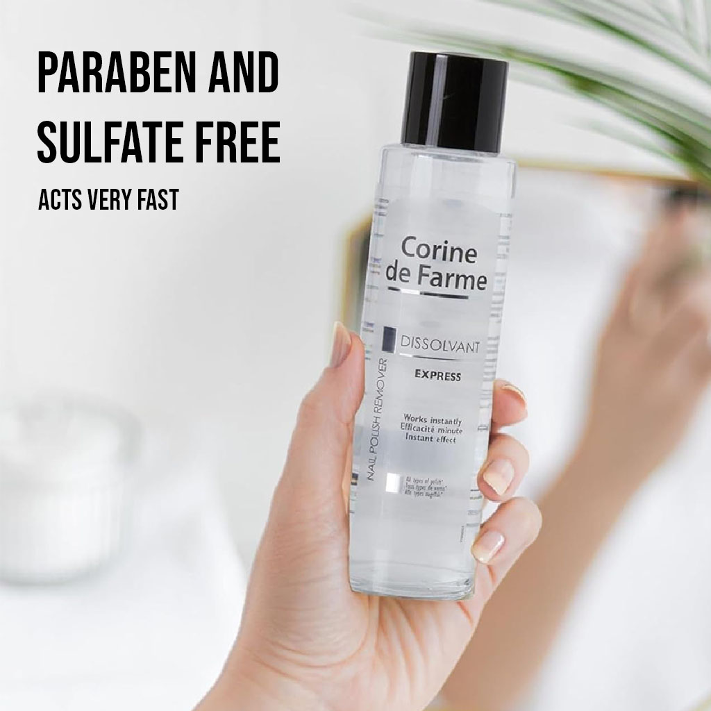 Corine De Farme Dissolvant Express Nail Polish Remover 200 mL