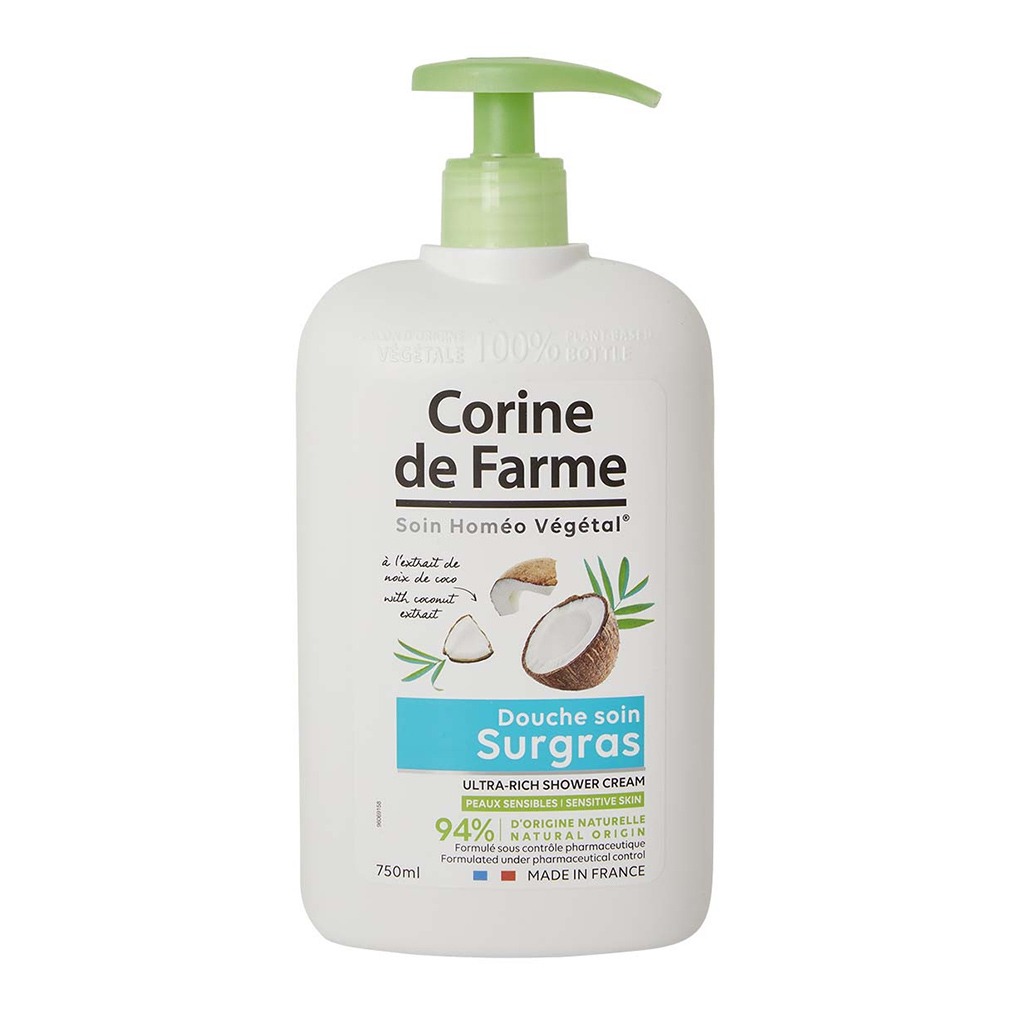 Corine De Farme Ultra Rich Coconut Extract Shower Cream 750 mL