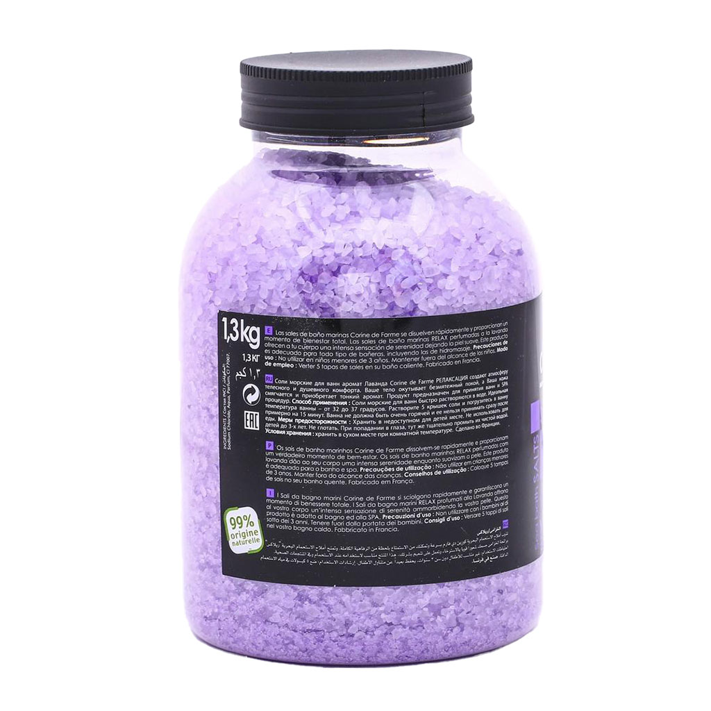 Corine De Farme Sea Bath Salt Lavender 1.3 kg