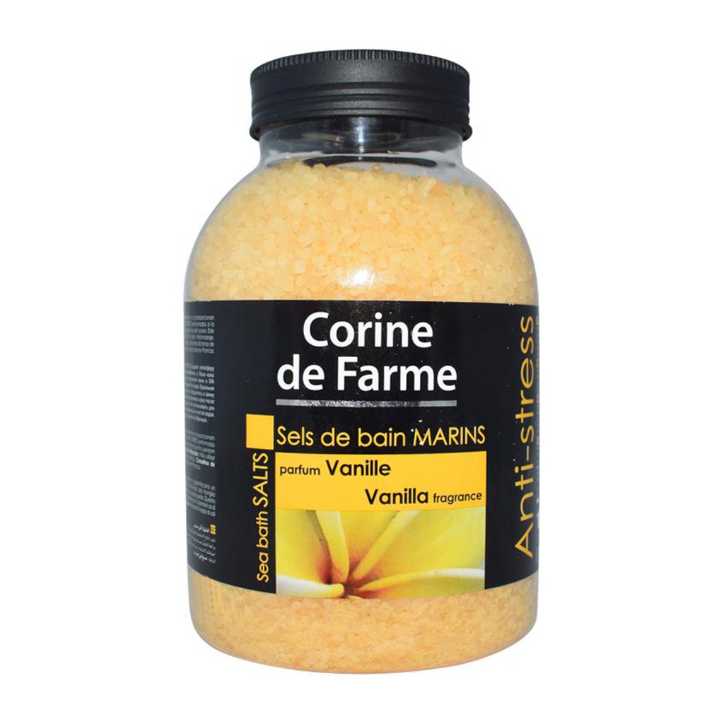 Corine De Farme Sea Bath Salt Vanilla 1.3 kg