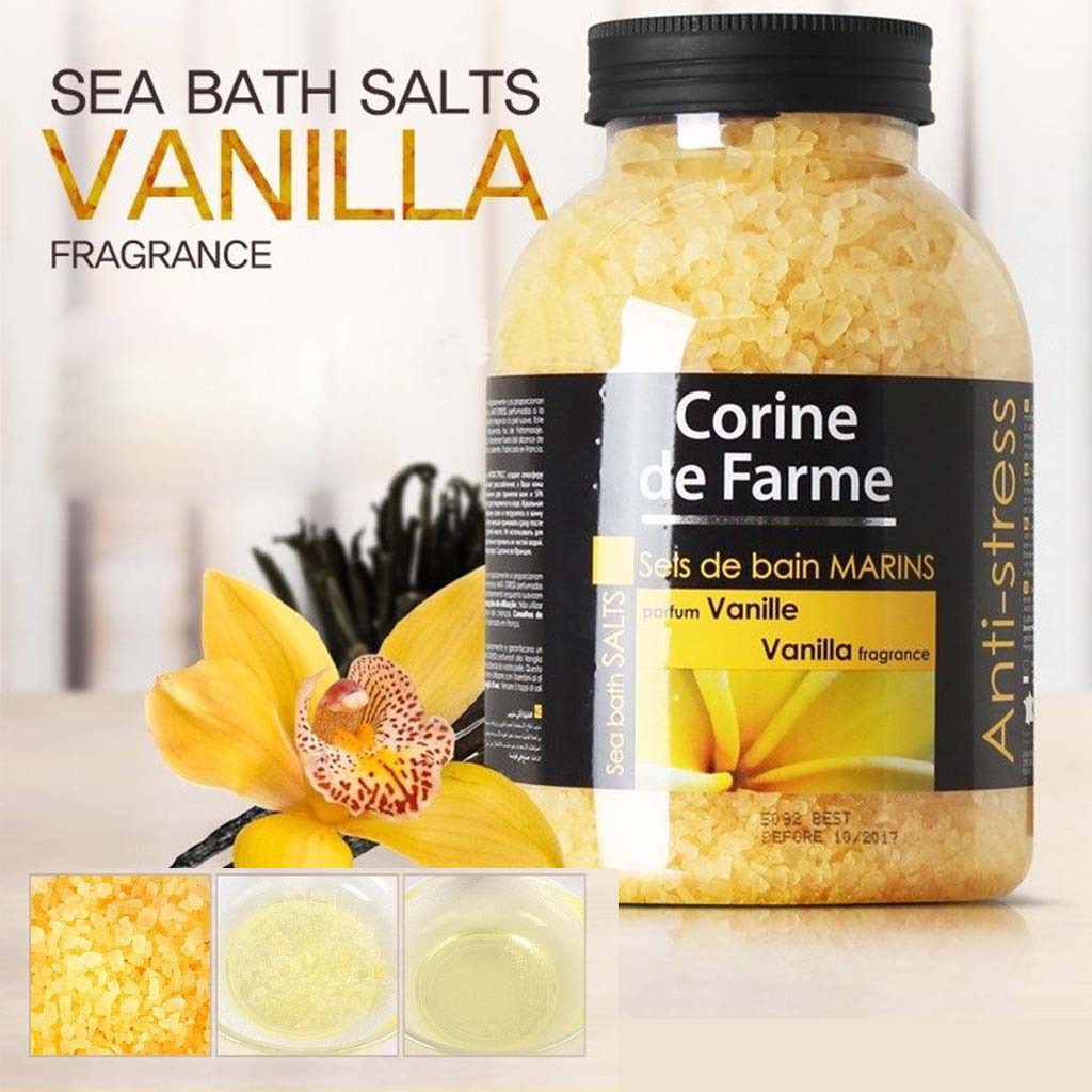 Corine De Farme Sea Bath Salt Vanilla 1.3 kg