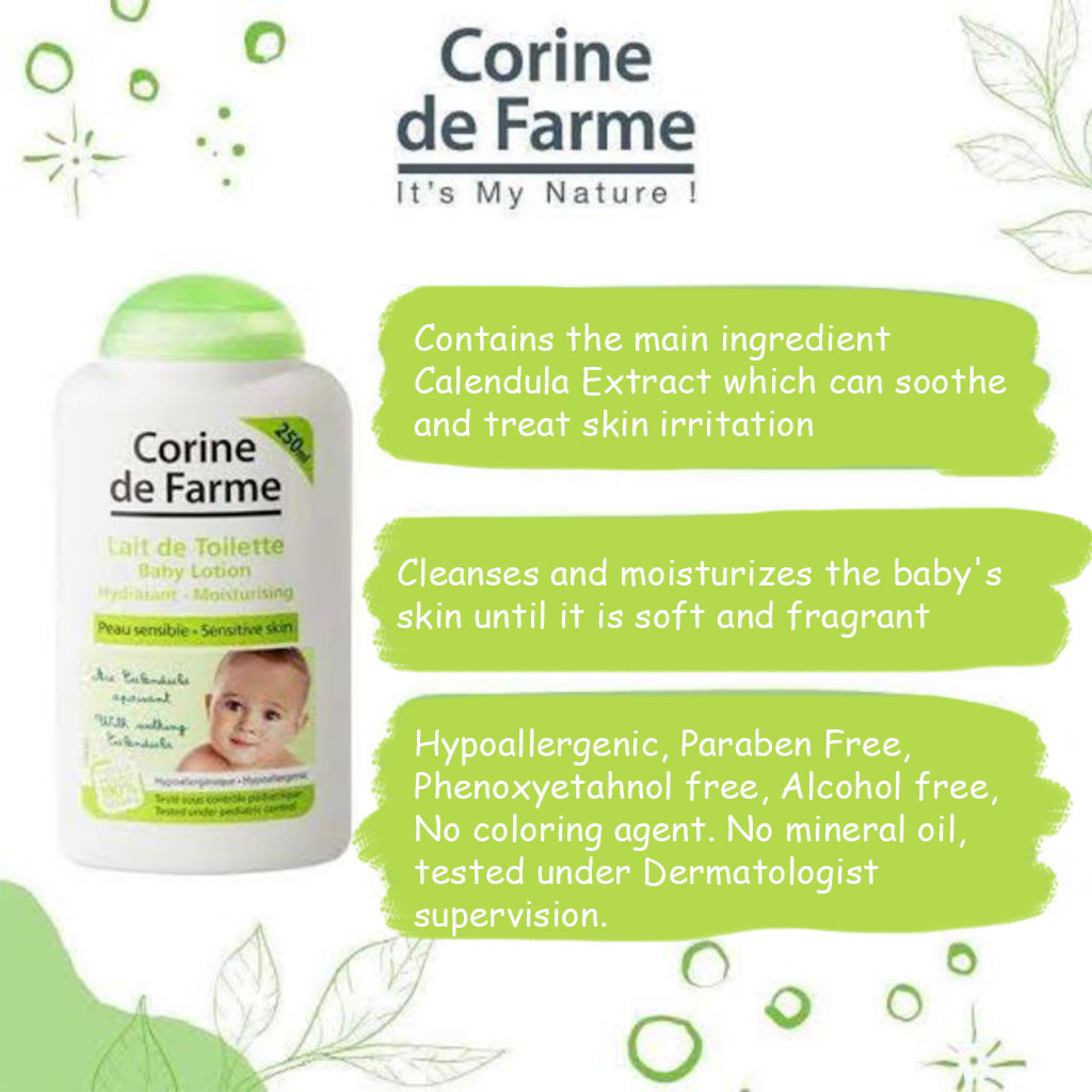 Corine De Farme Baby Moisturizing Lotion 250 mL