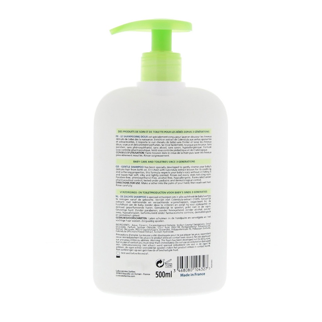 Corine De Farme Baby Gentle Shampoo 500 mL