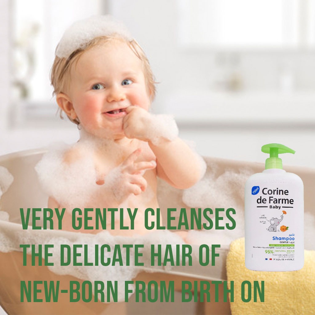 Corine De Farme Baby Sulfate Free Shampoo 750 mL