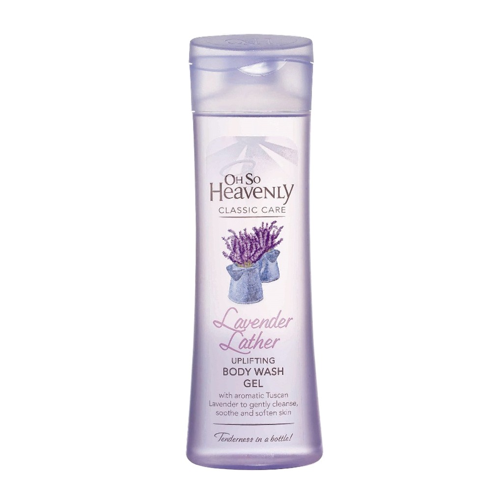 Oh So Heavenly Classic Care Lavender Lather Uplifting Body Wash Gel 375 mL