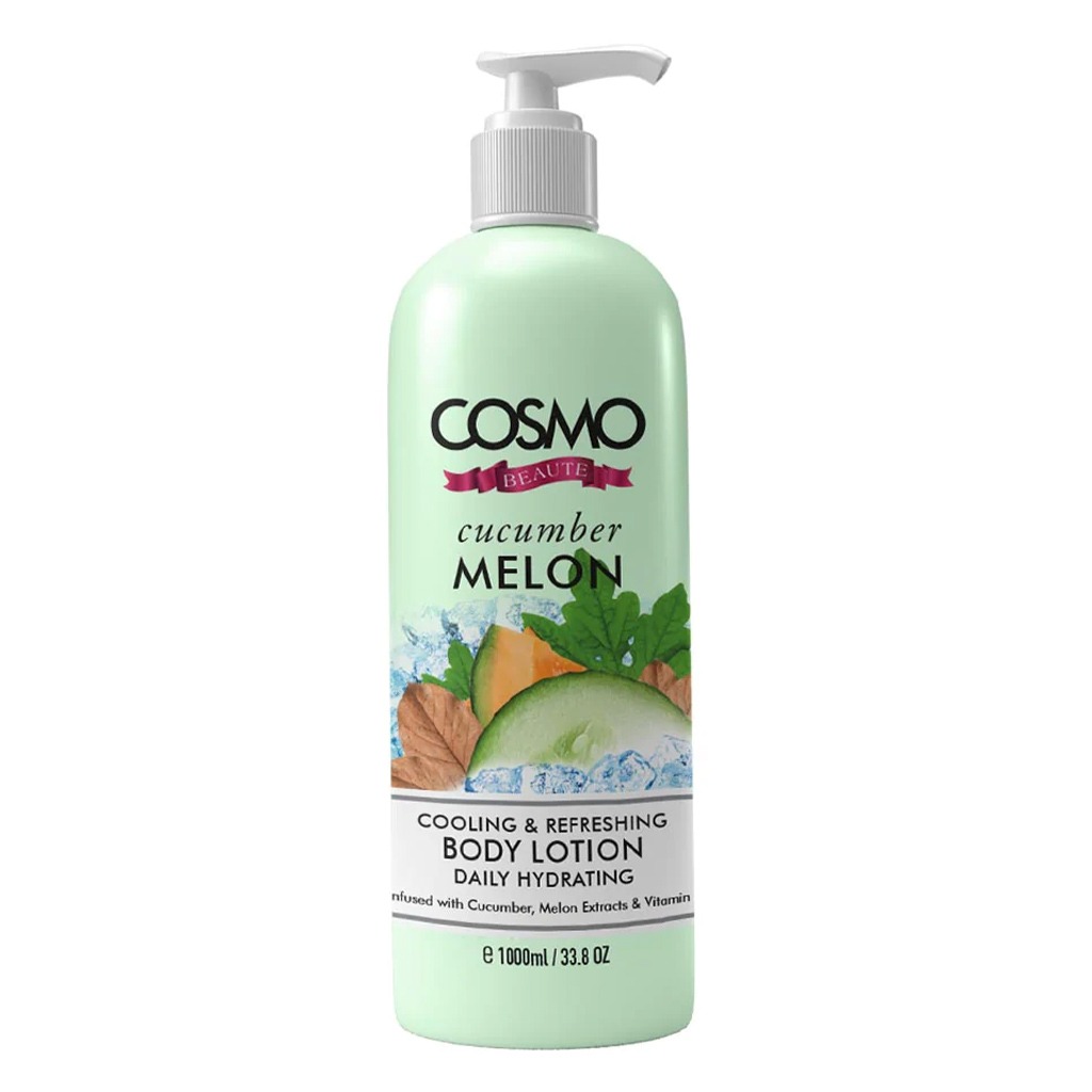 Cosmo Beaute Cooling & Refreshing Body Lotion Cucumber Melon 1000 mL