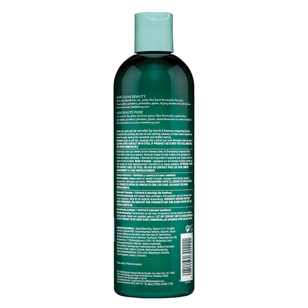 Hask Tea Tree Oil And Rosemary Invigorating Shampoo 355 mL