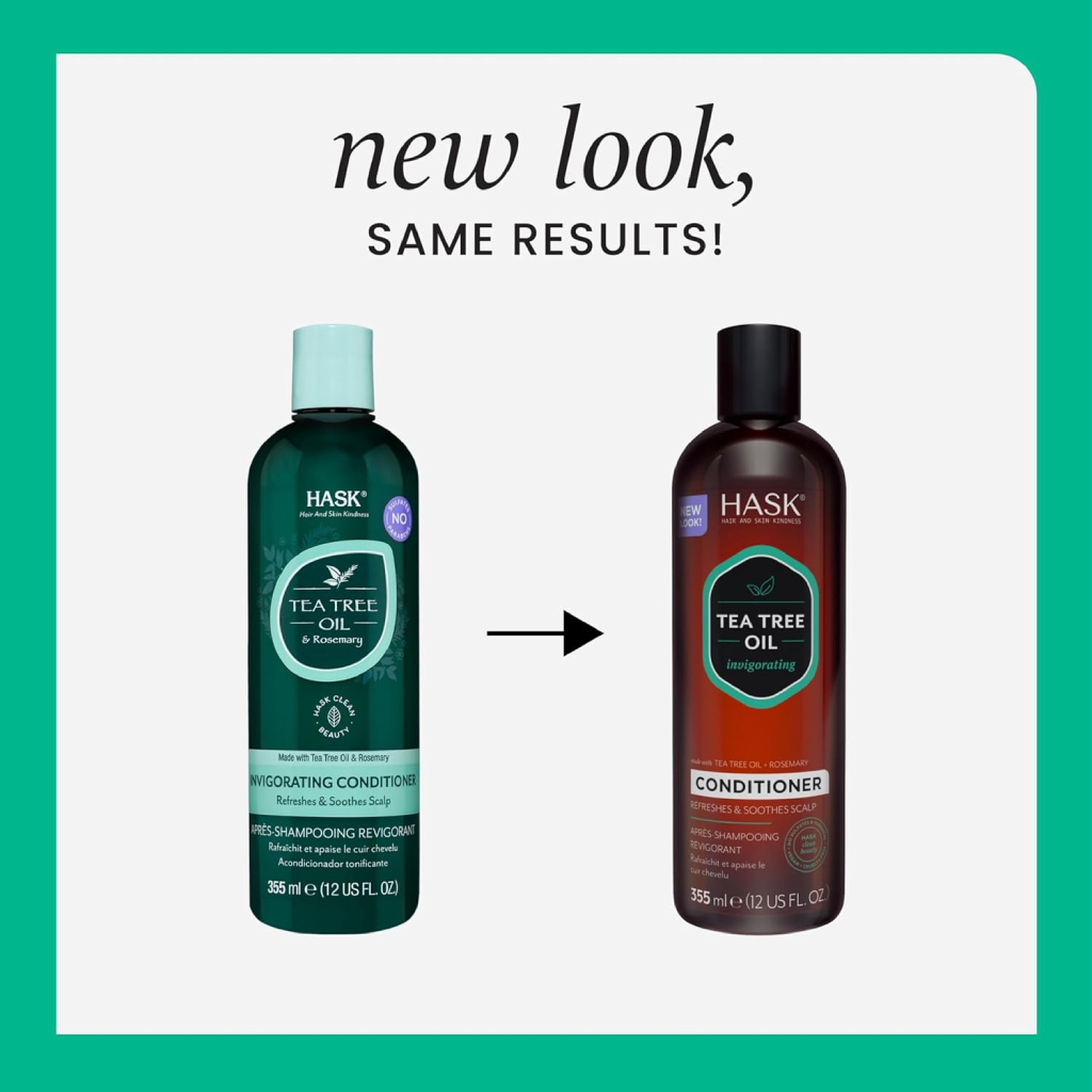 Hask Tea Tree Oil And Rosemary Invigorating Conditioner 355 mL