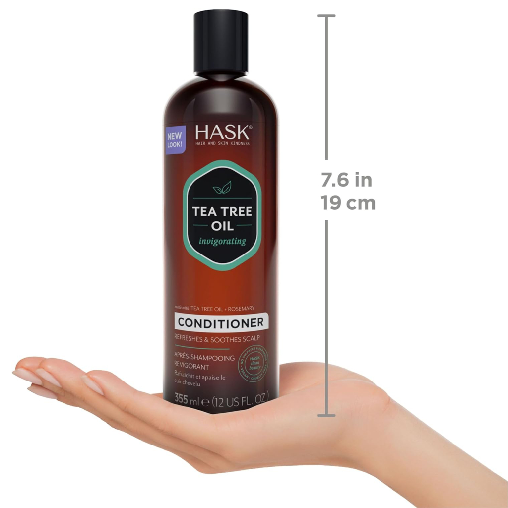 Hask Tea Tree Oil And Rosemary Invigorating Conditioner 355 mL