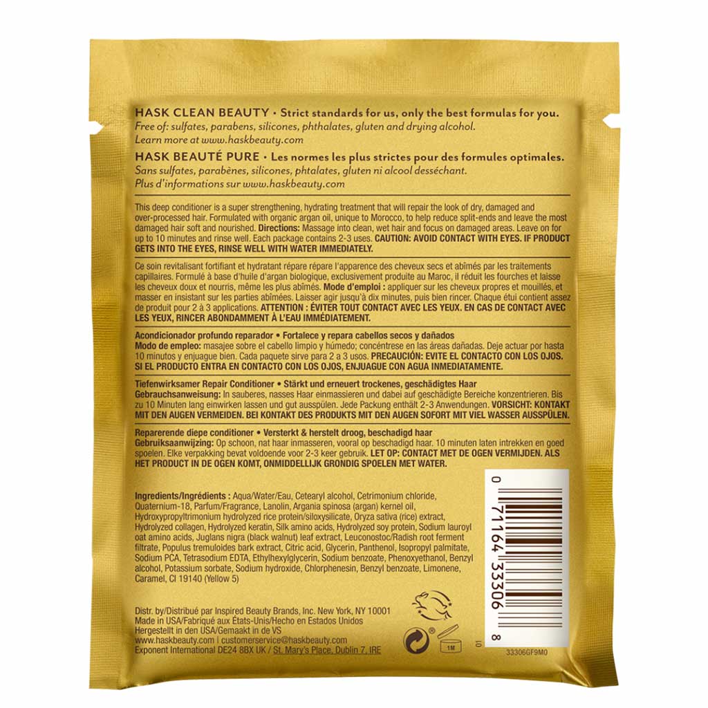 Hask Argan Oil Repairing Deep Conditioner For dry, damaged hair 50 g