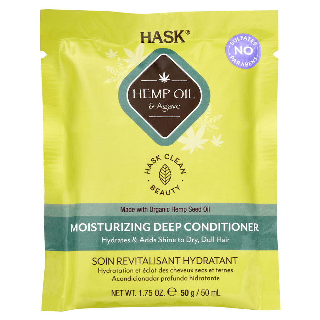 Hask Hemp Oil & Agave Moisturizing Deep Conditioner For dry, dull hair 50 g