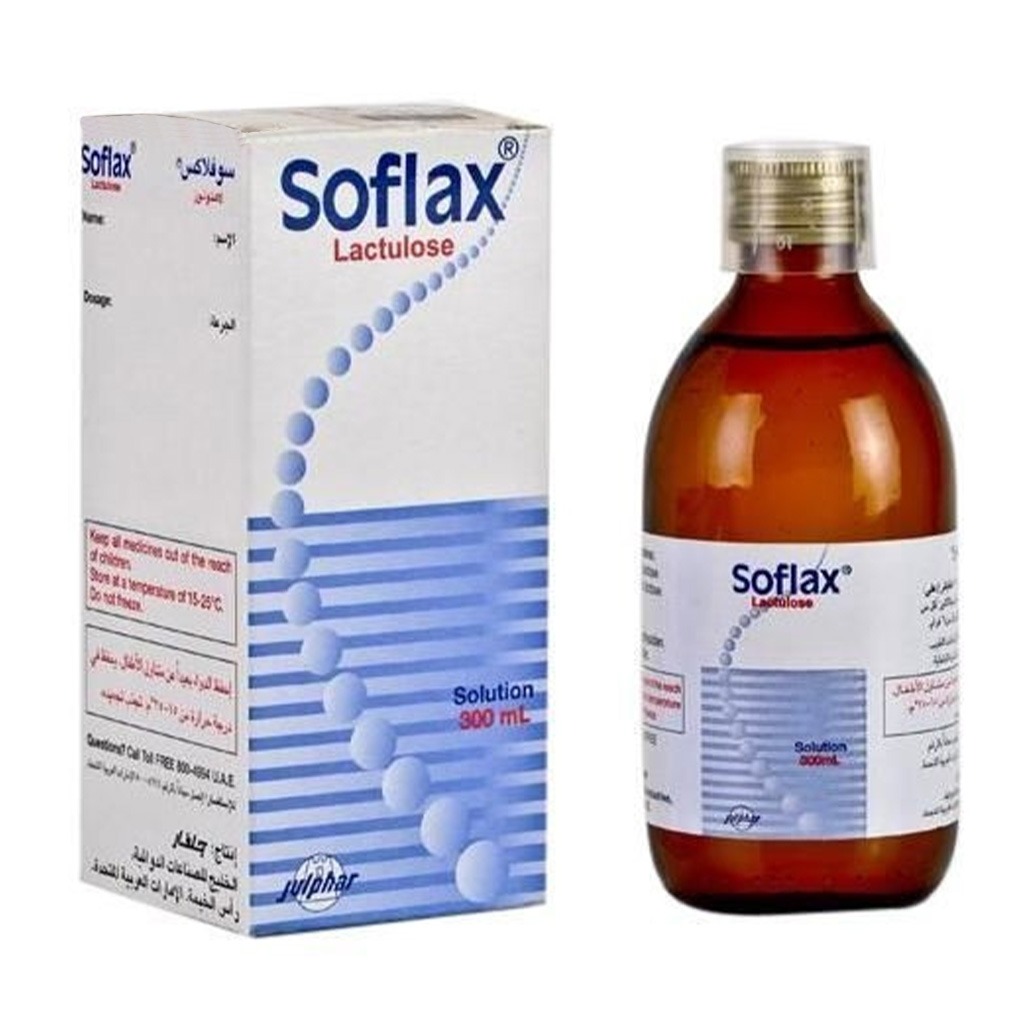 Julphar Soflax Lactulose Solution 300 mL