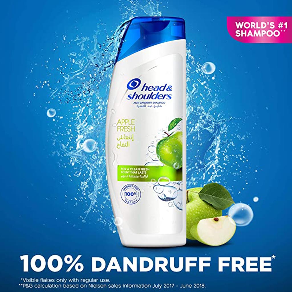 Head & Shoulders Apple Fresh Anti-Dandruff Shampoo 400 mL 