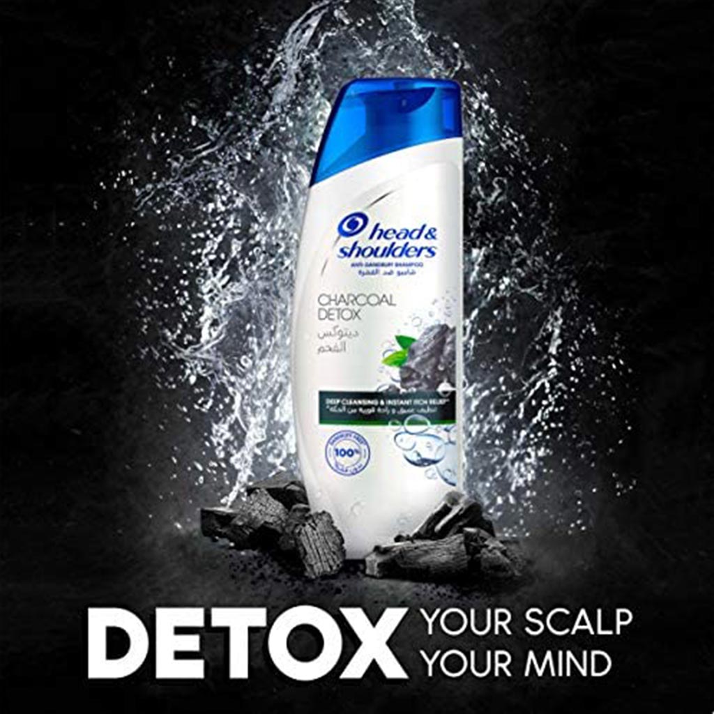 Head & Shoulders Charcoal Detox Anti-Dandruff Shampoo 400 mL 