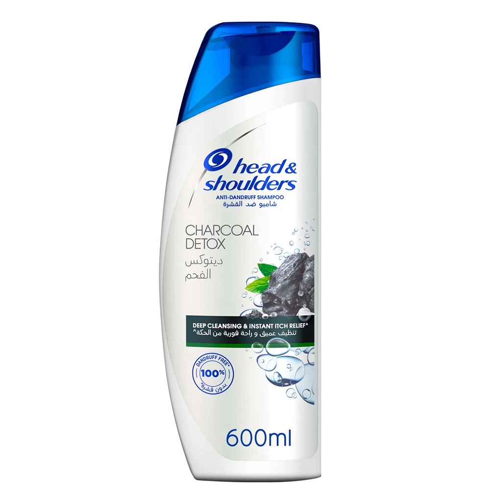 Head & Shoulders Charcoal Detox Anti-Dandruff Shampoo 600 mL 