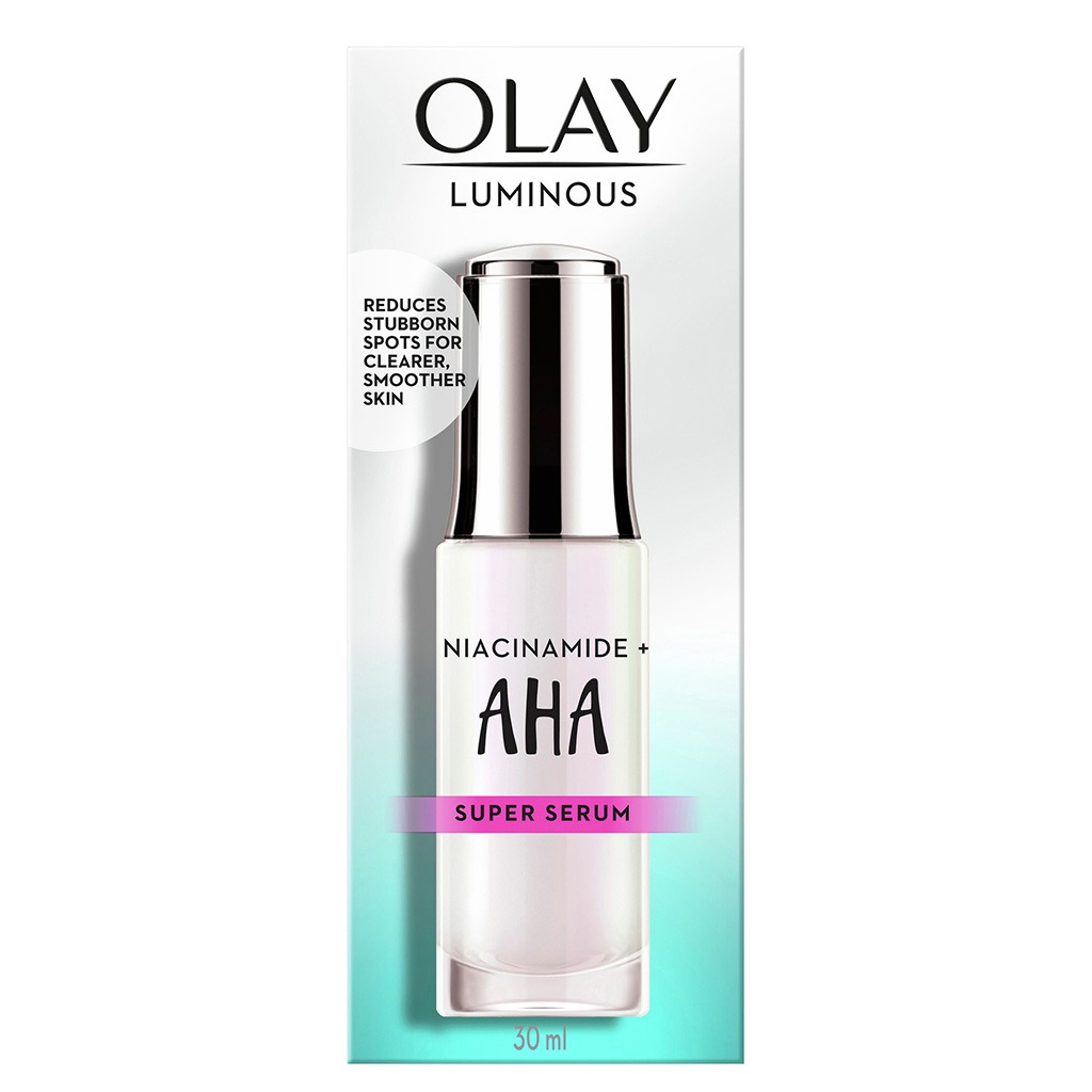 Olay Luminous Niacinamide + AHA Brightening Super Face Serum 30ml