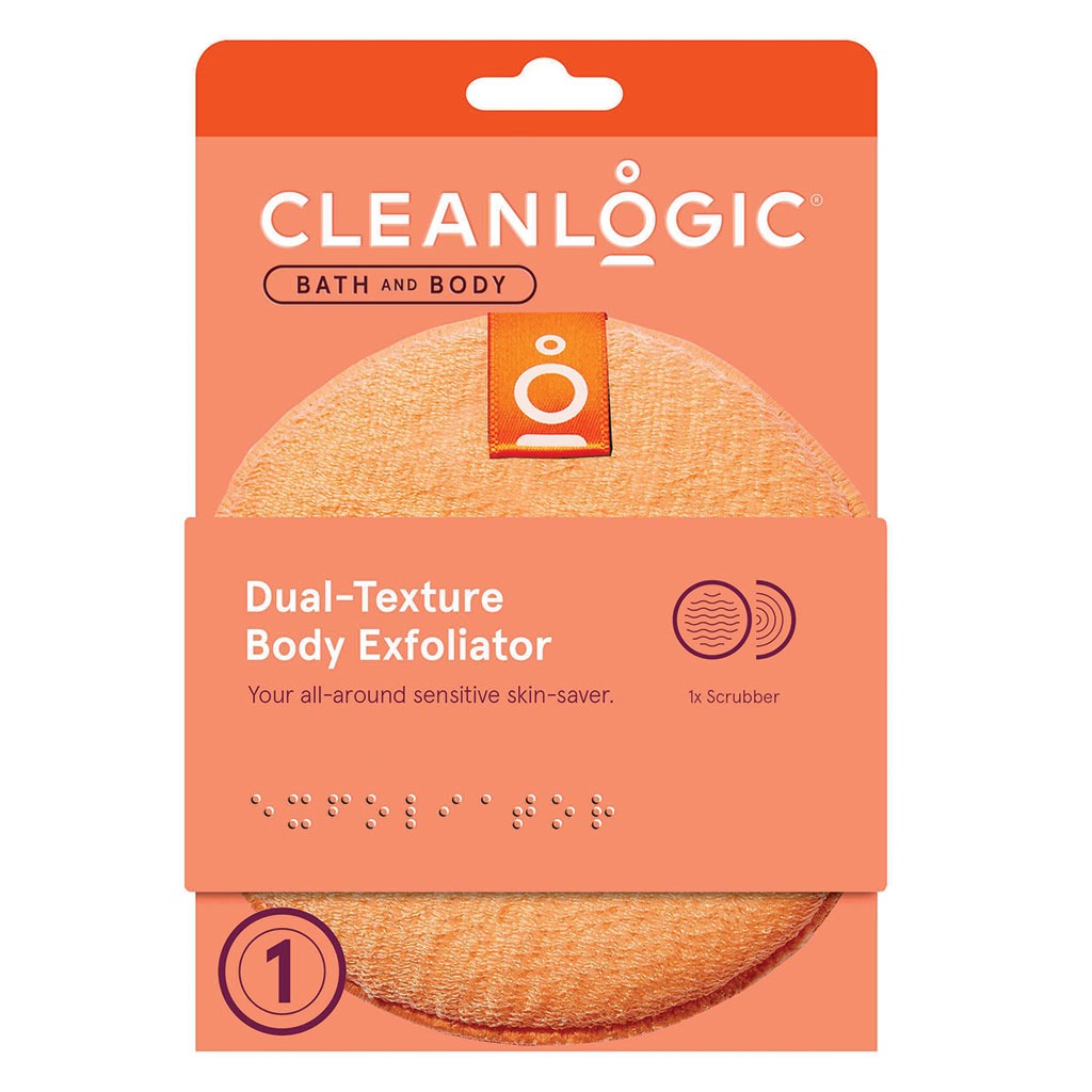 Cleanlogic Bath & Body Dual-Texture Body Exfoliator CL-102-4