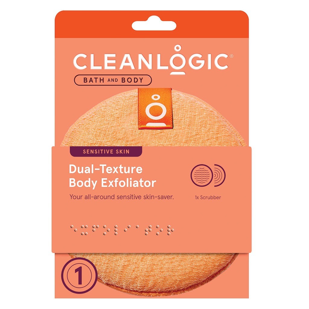 Cleanlogic Bath & Body Dual-Texture Body Exfoliator Sensitive Skin CL-02583-48