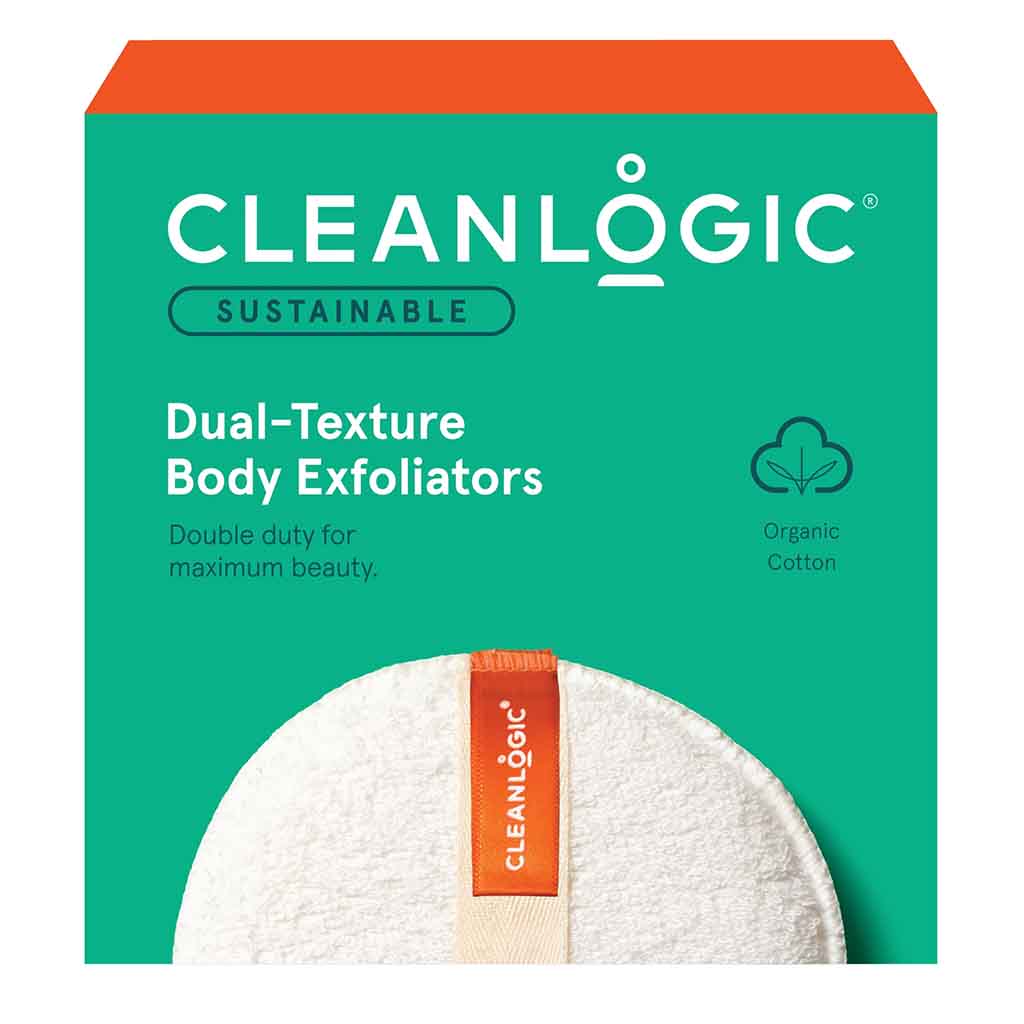 Cleanlogic Sustainable Dual Texture Body Exfoliator, Pack of 1's
