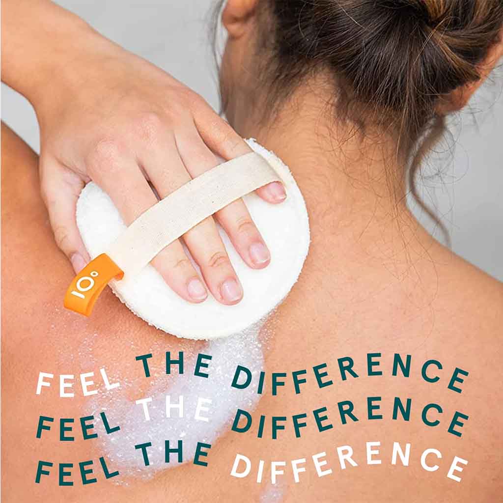 Cleanlogic Sustainable Dual Texture Body Exfoliator, Pack of 1's