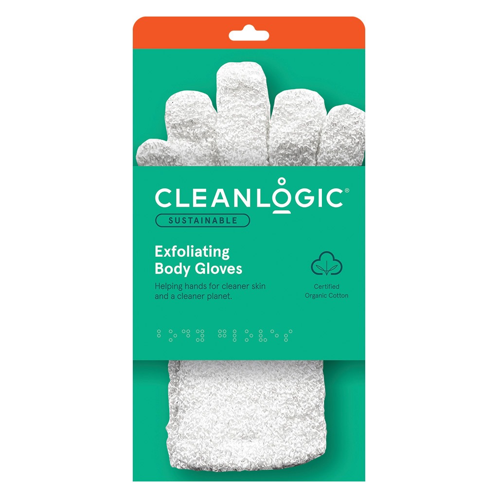 Cleanlogic Sustainable Exfoliating Body Gloves CLC-121-48