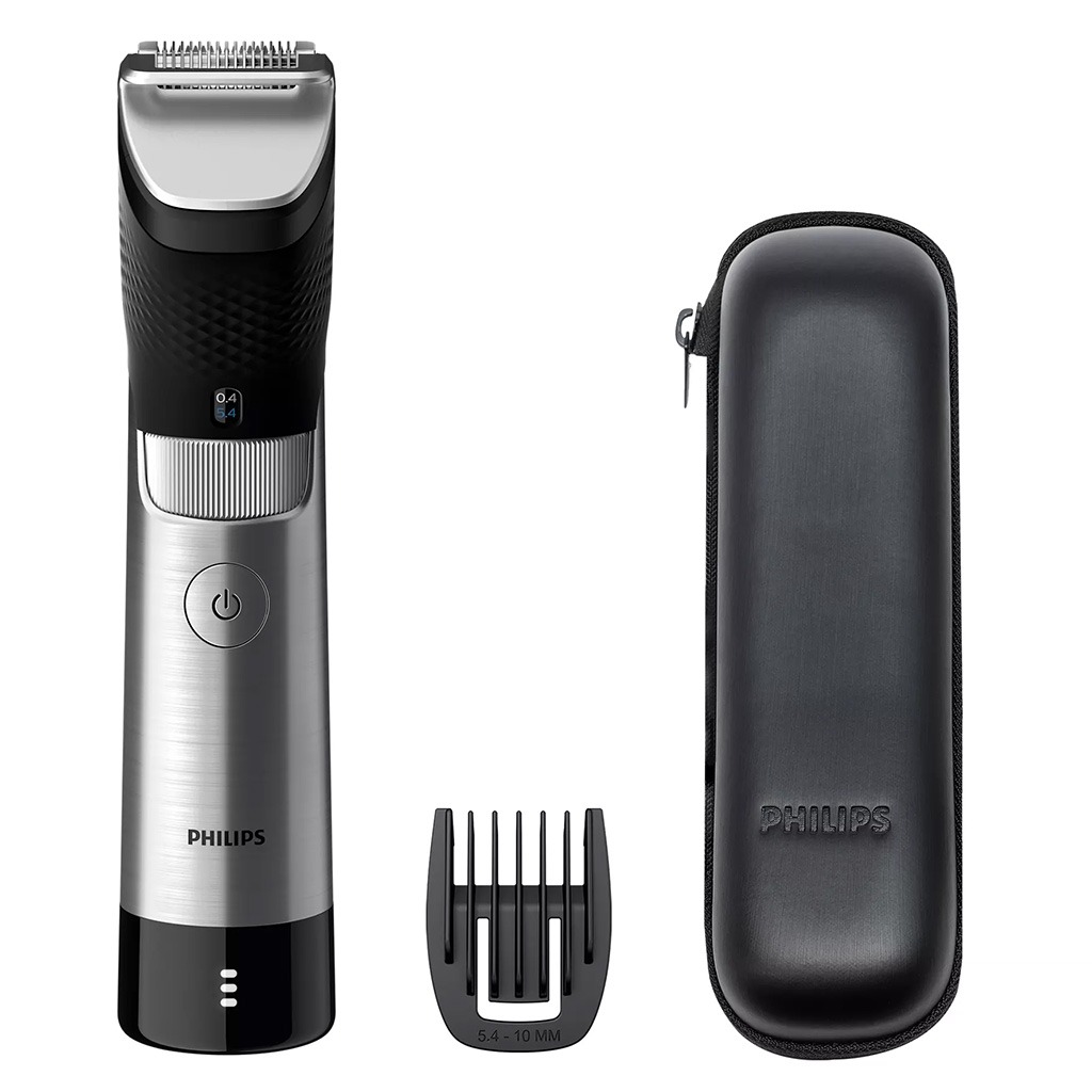 Philips Prestige 9000 Series Beard Trimmer Black/Silver BT9810/13