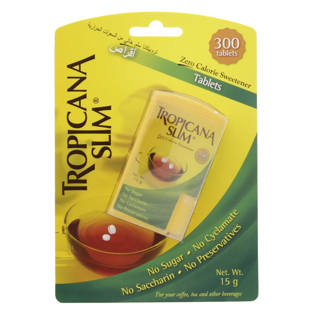 Tropicana Slim Zero Calorie Sweetener Tablets 300's