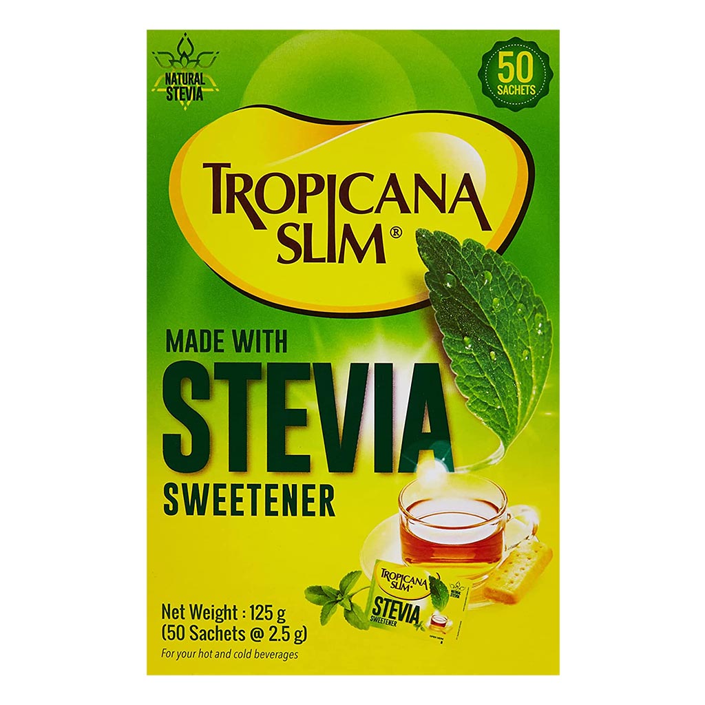 Tropicana Slim Made With Stevia Sweetener Sachets 2.5 g 50's