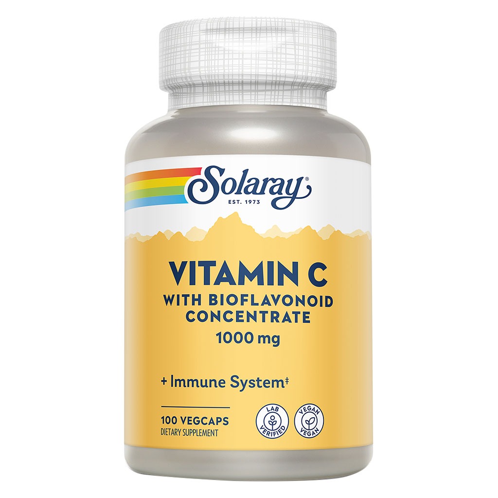 Solaray® Vitamin C With Bioflavonoid Concentrate 1000 mg Veg Capsules 100's